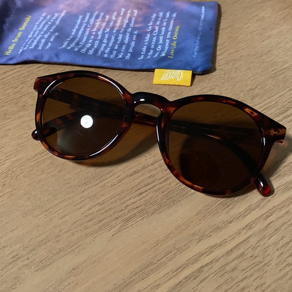 Sunski sunglasses tortoise shell brown
